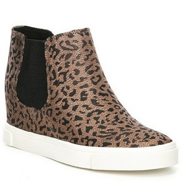 gianni bini leopard sneakers
